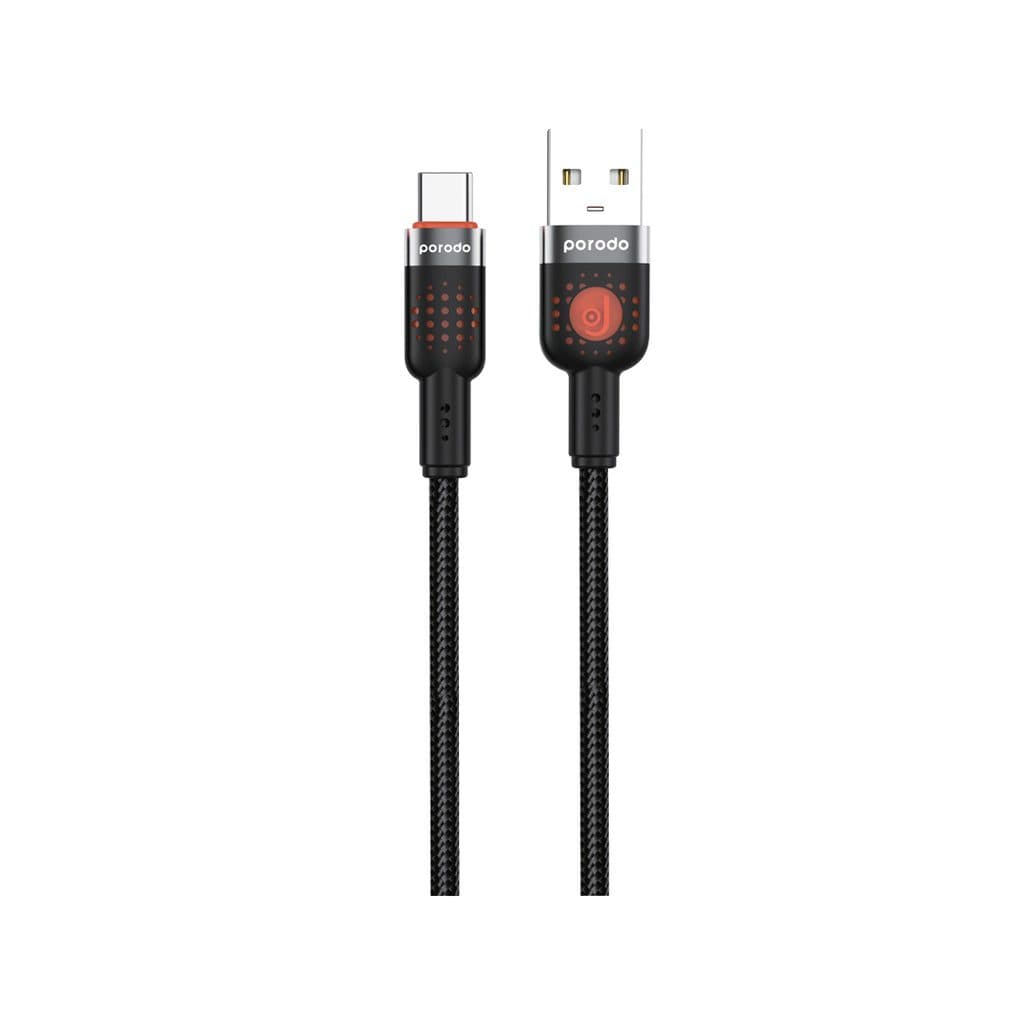 Porodo Braided USB-A to Type-C Cable