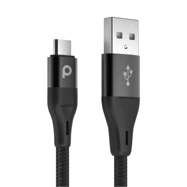 Porodo Braided USB-A to Micro (2.4A 2.2m)