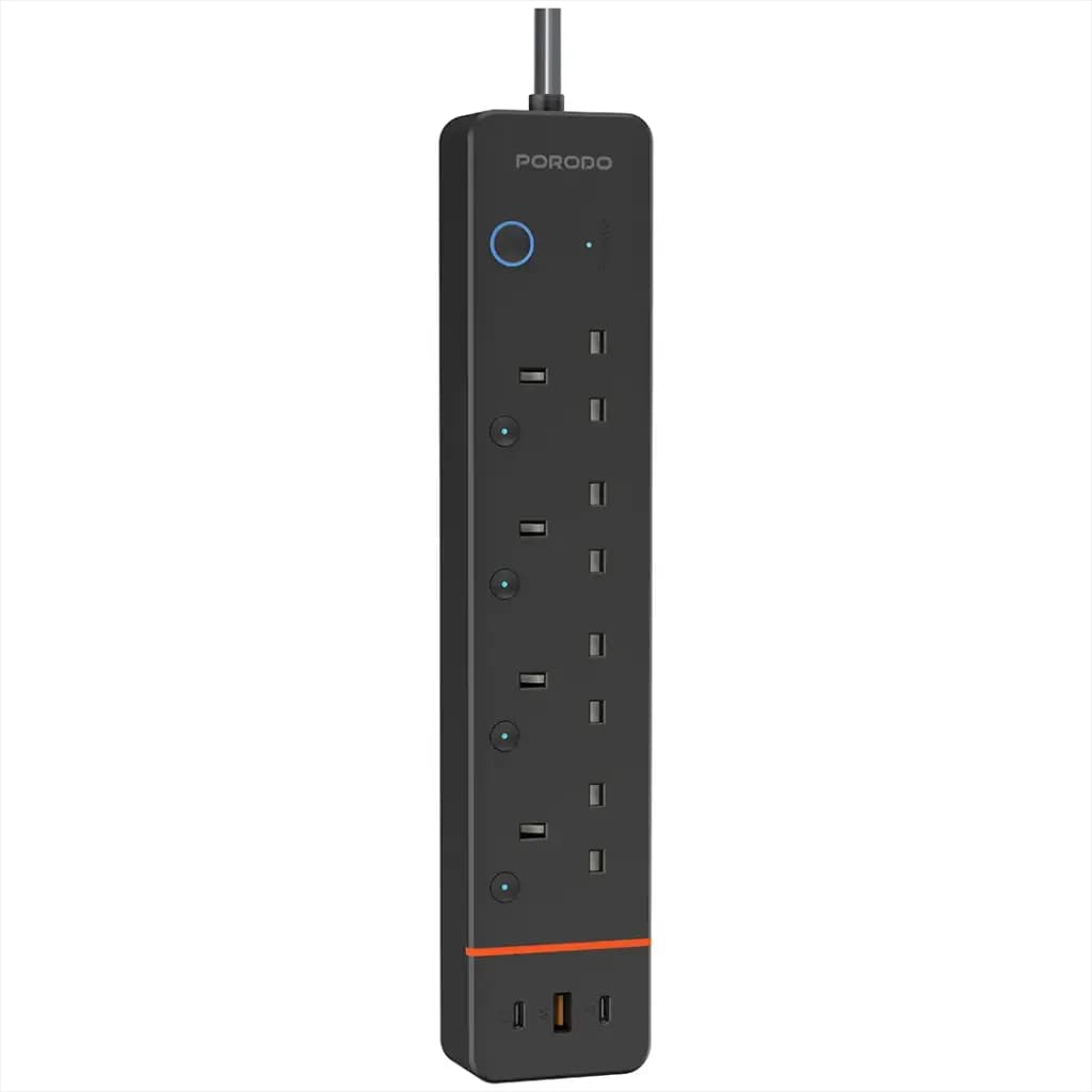 Porodo Chargelink Smart Power Strip 4AC & USB-C Ports