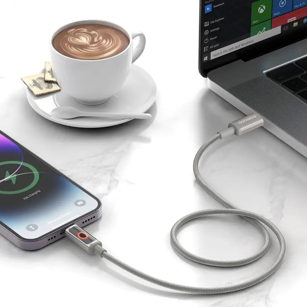 Porodo ChargeLite USB-C to Lightning Cable