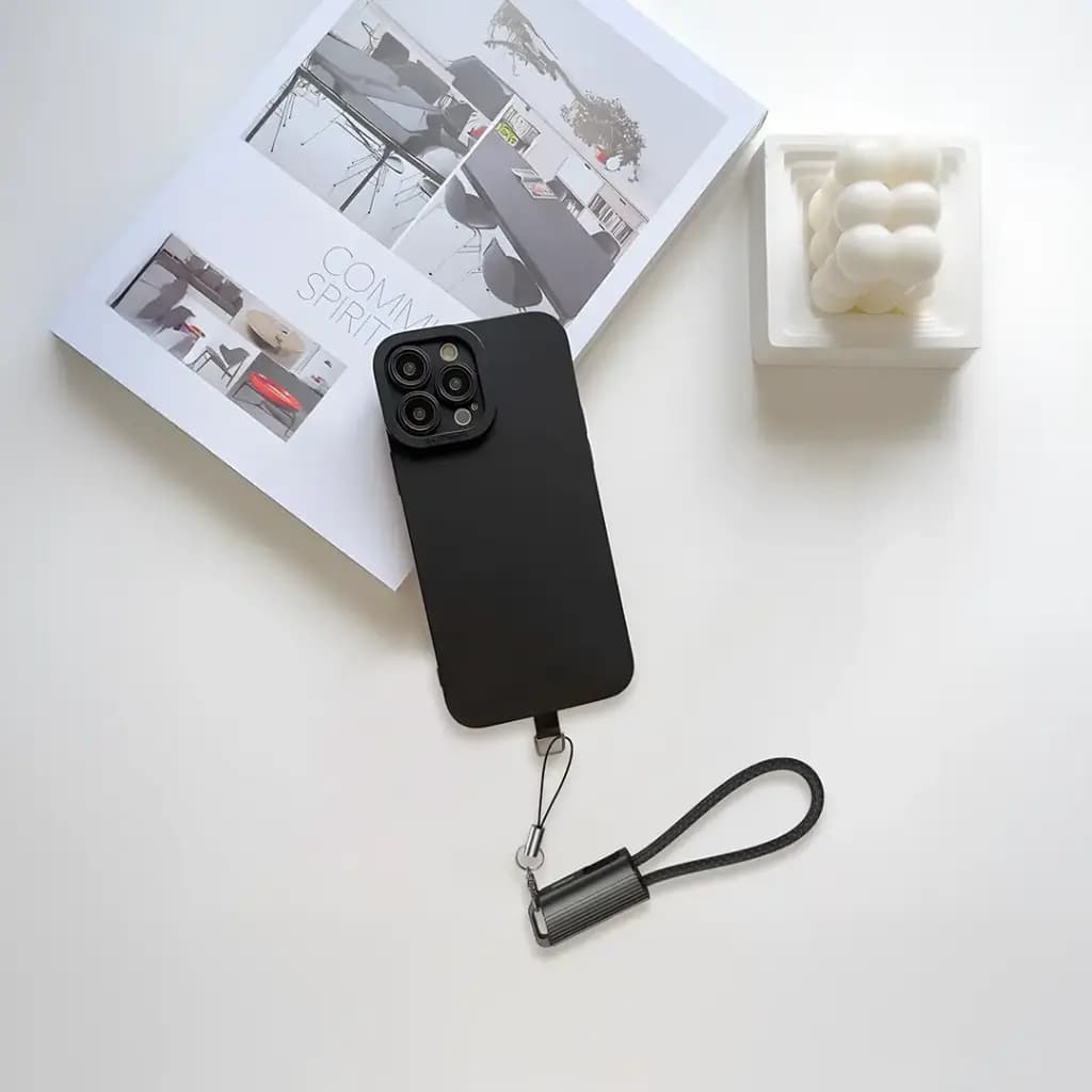 Porodo Chargeloop Keychain Data Cable USB-C to USB-C