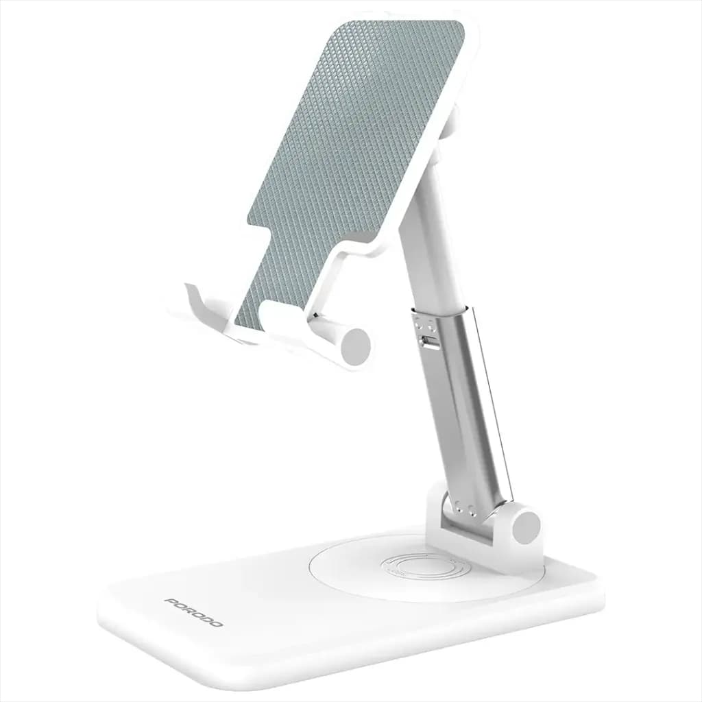 Porodo Desktop Phone & Tablet Stand with Adjustable Telescopic Rod