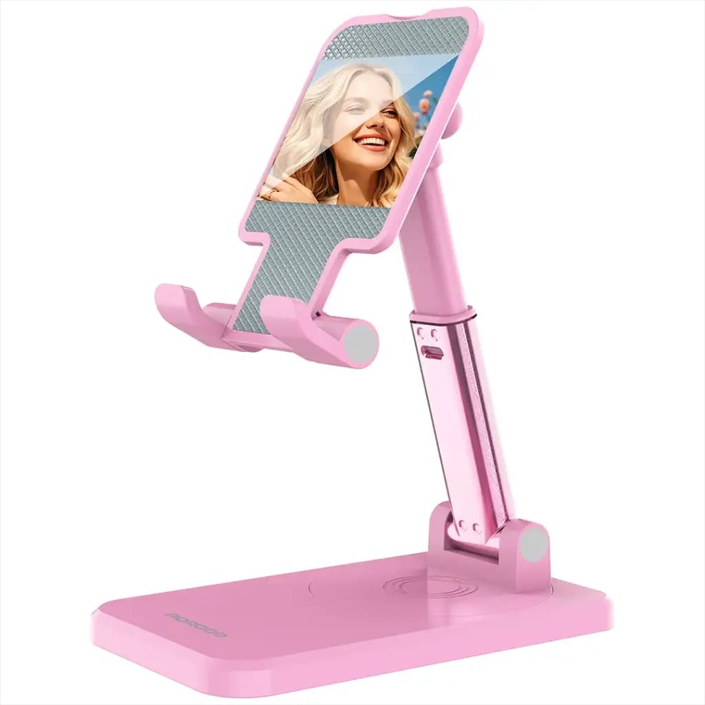 Porodo Desktop Phone & Tablet Stand with Adjustable Telescopic Rod