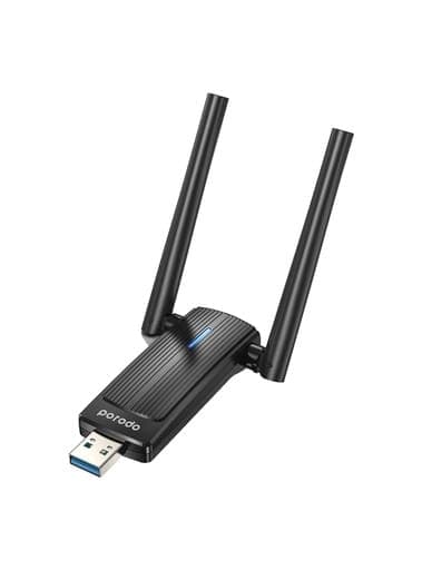Porodo Dual Band WiFi Adapter USB 3.0