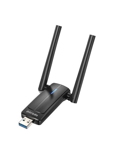 Porodo Dual Band WiFi Adapter USB 3.0