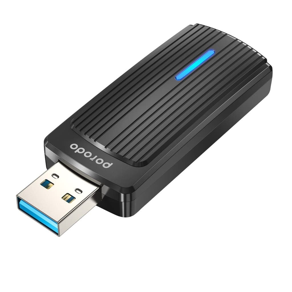 Porodo Dual Band WiFi Adapter USB 3.0