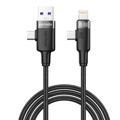 Porodo Dual Connector Universal Cable