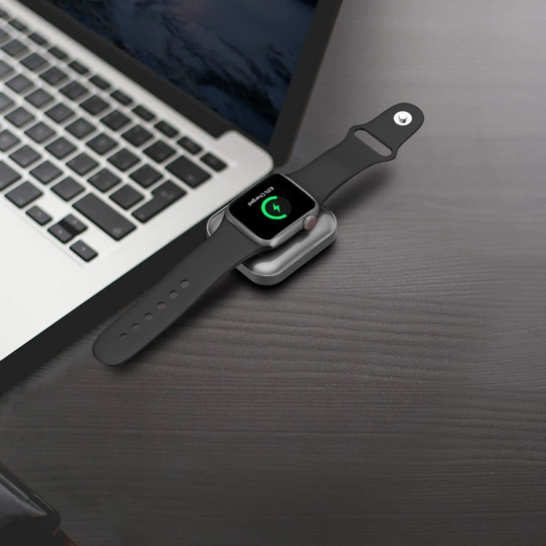 Porodo Dual-Dock Wireless Charger For Watch & Earbuds