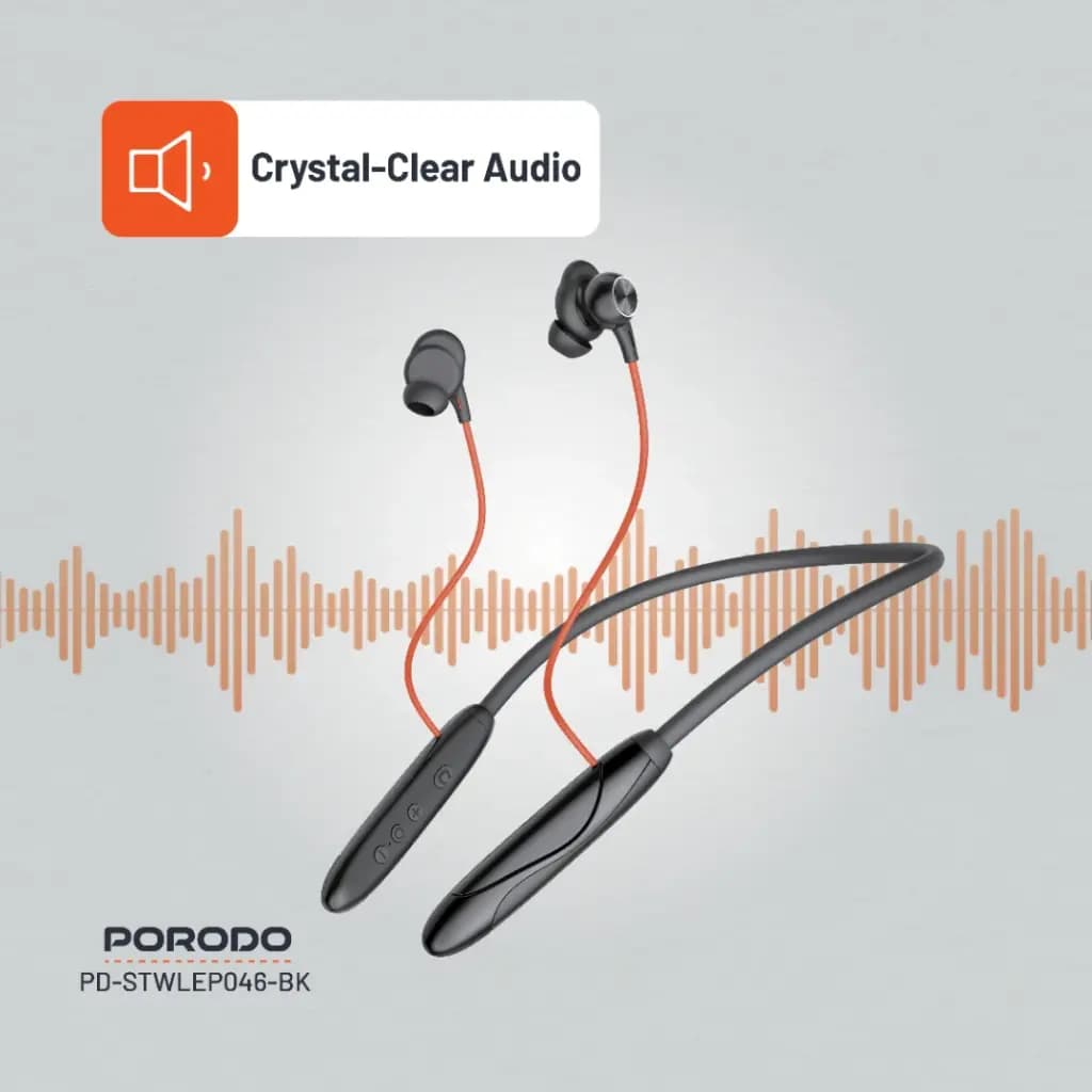 Porodo Echo Flex Magnetic Buds Hall-Switch Technology
