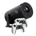 Porodo Gaming 4K Projector Android 11 with Auto Keystone and Gamepad Controller
