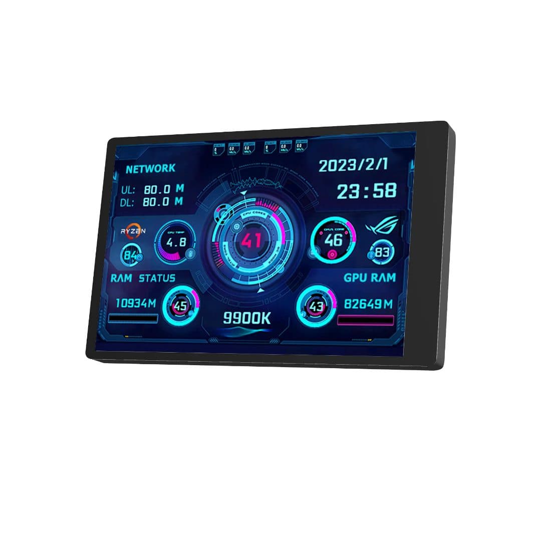 Porodo Gaming PC Health Monitor 3.5" Display With Macro Software