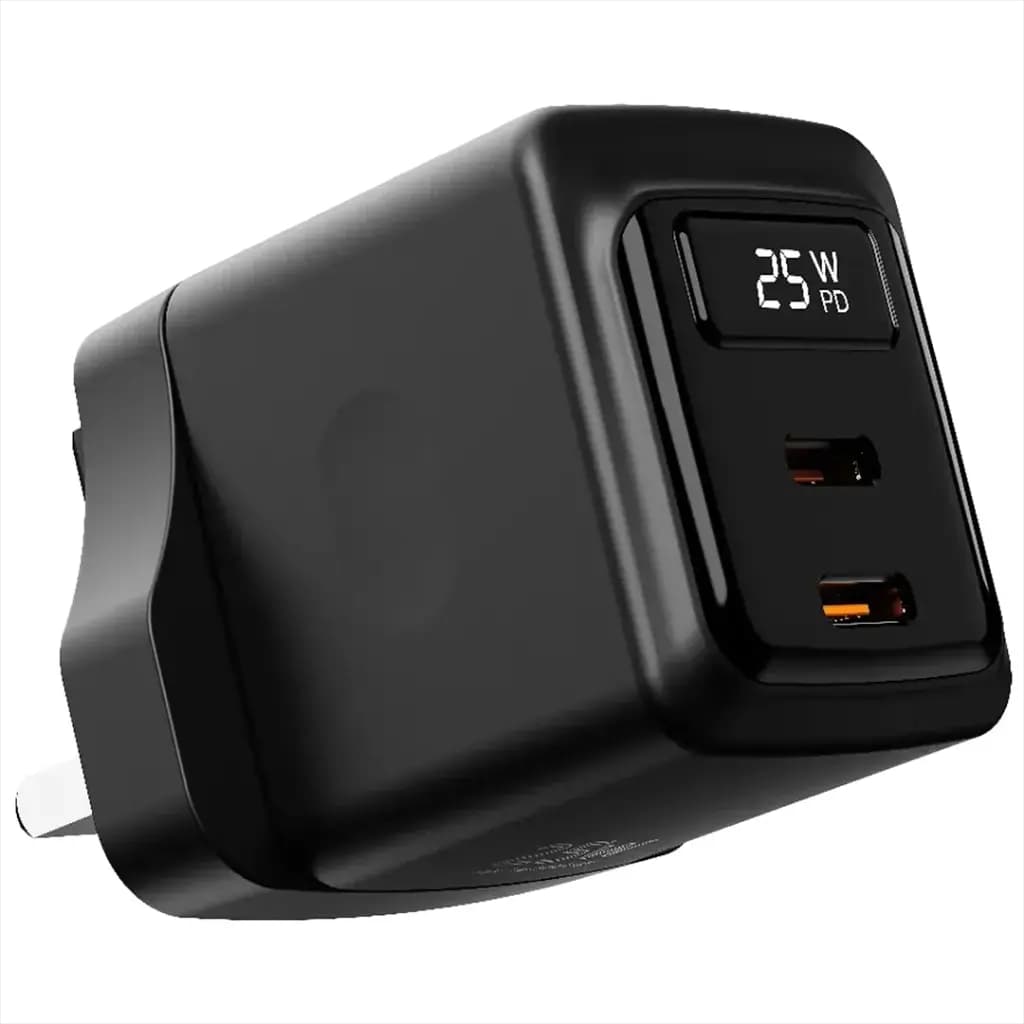 Porodo GaN 25W Dual USB-C Wall Charger