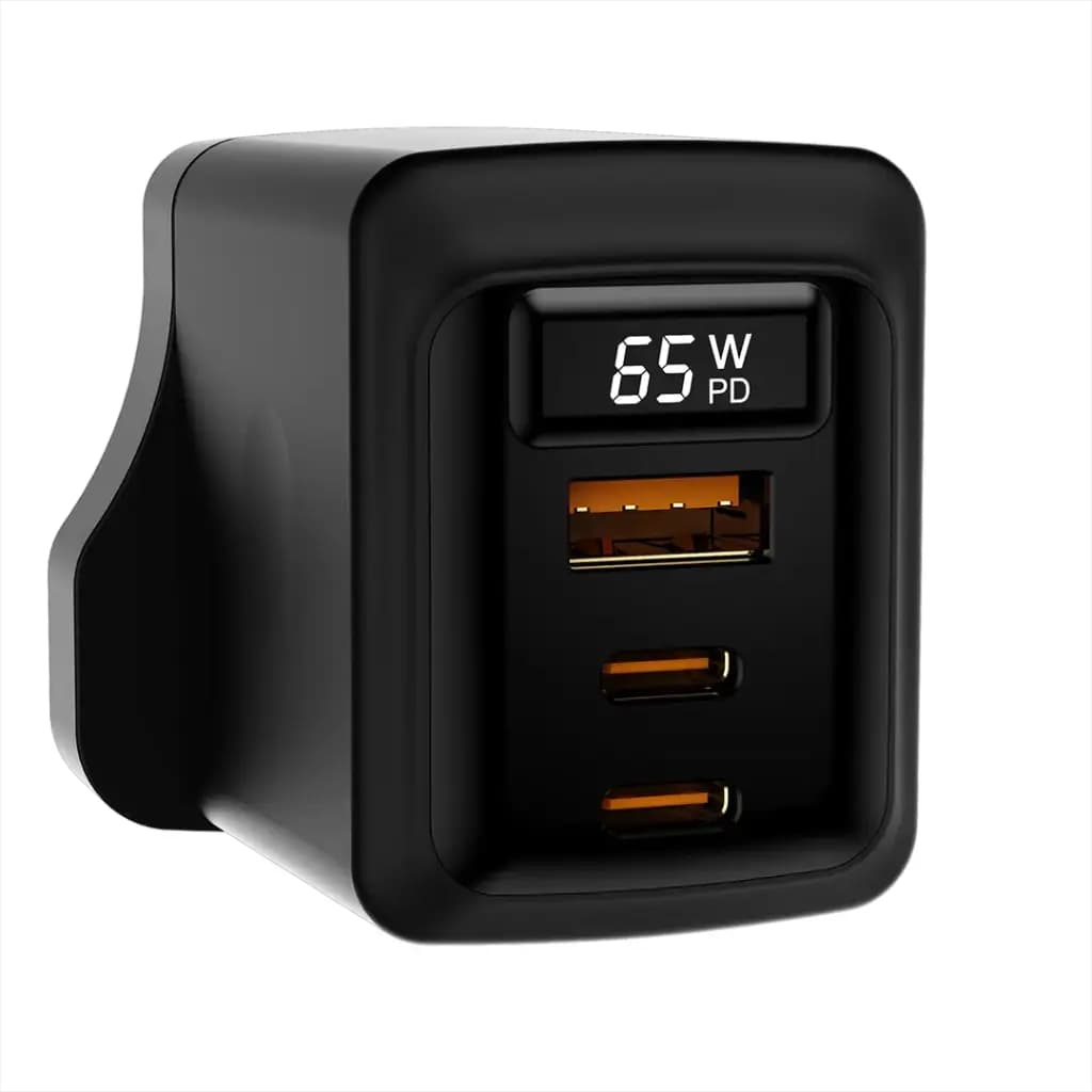 Porodo GaN 65W Multi-Port Wall Charger