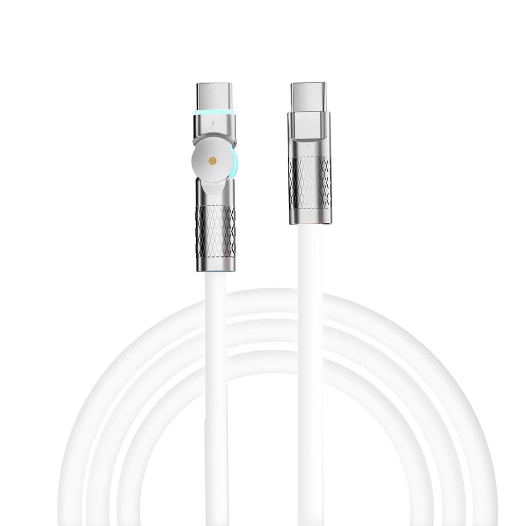 Porodo High-Speed Rotating USB-C to USB-C Cable 1M