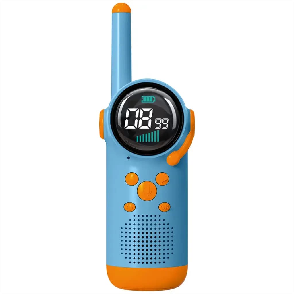Porodo Kids Dual LCD Walkie Talkies with Flashlight & Keypad Child Lock