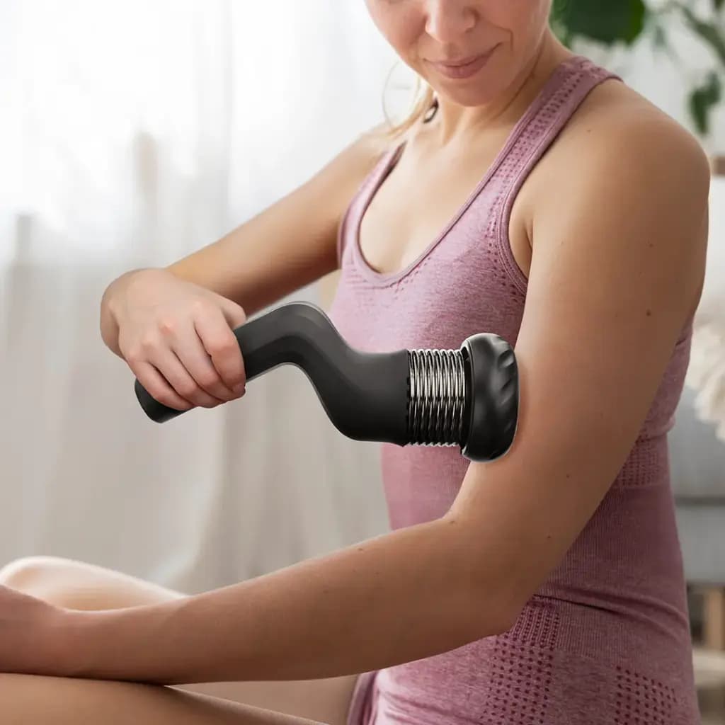 Porodo Lifestyle 4-Head Rotating Muscle Relief Massager