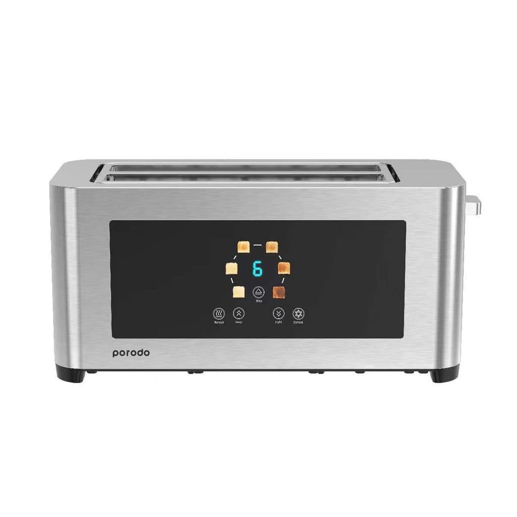 Porodo Lifestyle 4-Slice Bread Toaster Smart Memory