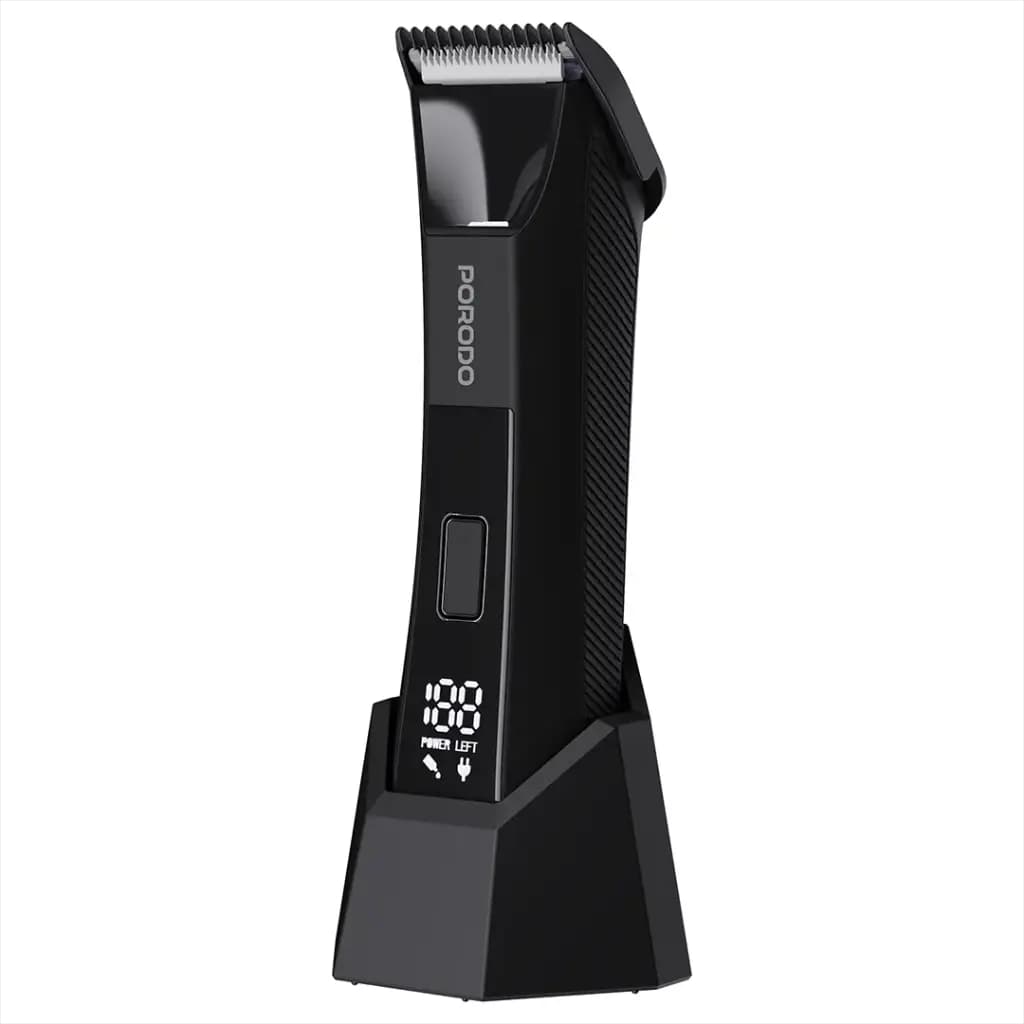 Porodo Lifestyle Ceramic Blade Grooming Trimmer with Digital Display