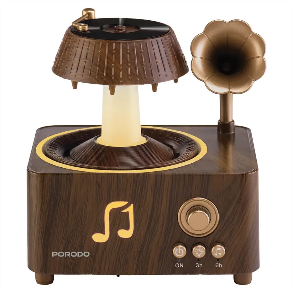 Porodo lifestyle concord Vintage Aroma Diffuser & Speaker