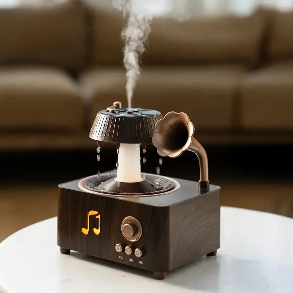 Porodo lifestyle concord Vintage Aroma Diffuser & Speaker