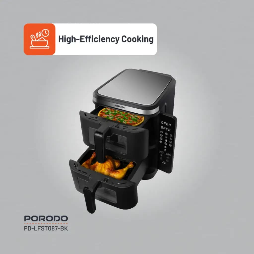 Porodo Lifestyle Double Stack Air Fryer