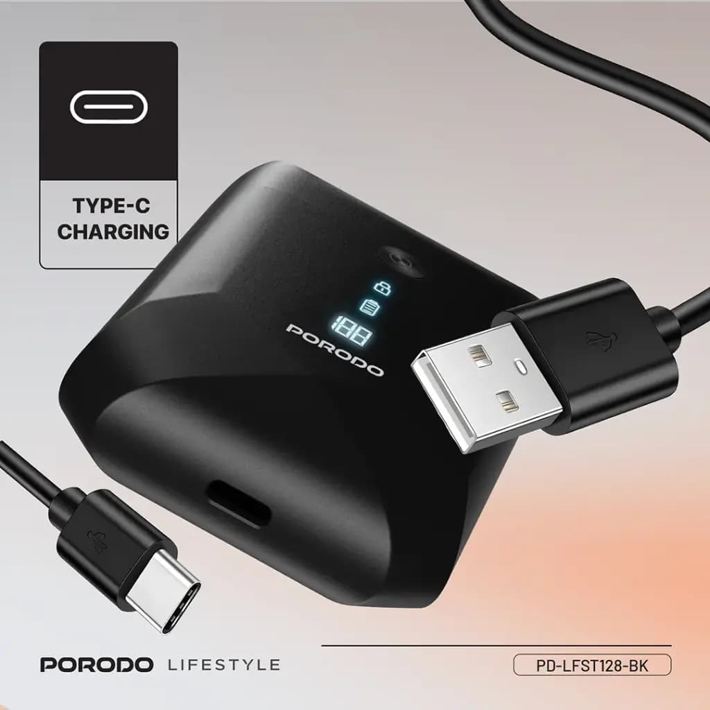 Porodo Lifestyle Dual-Blade Pocket Shaver