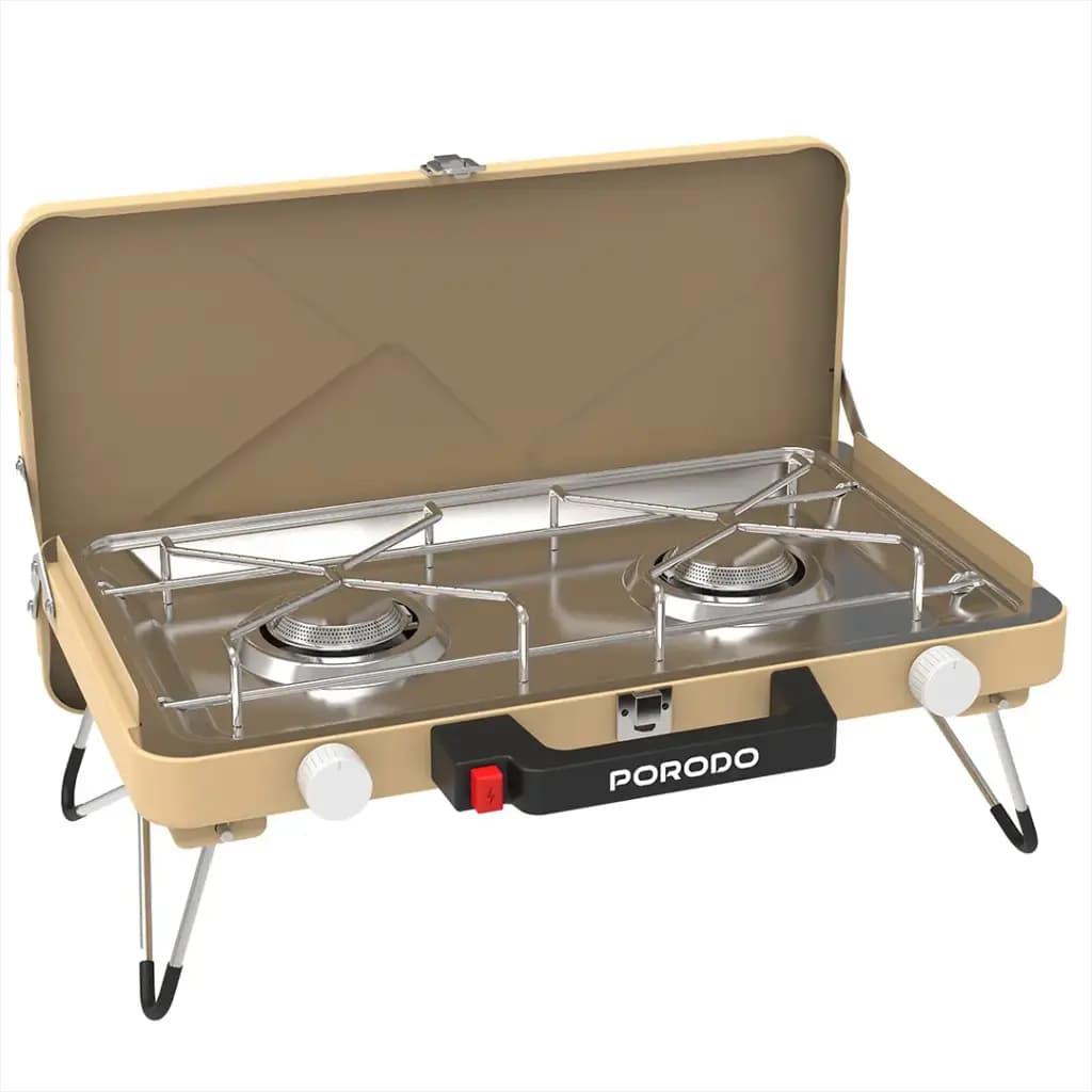 Porodo Lifestyle Dual Burner Foldable Camping Stove