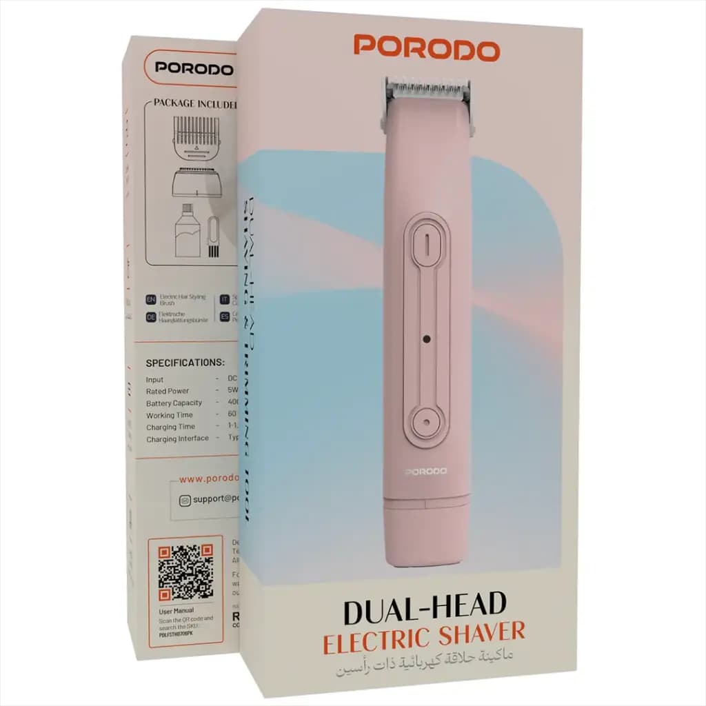 Porodo Lifestyle Dual-Head Electric Shaver