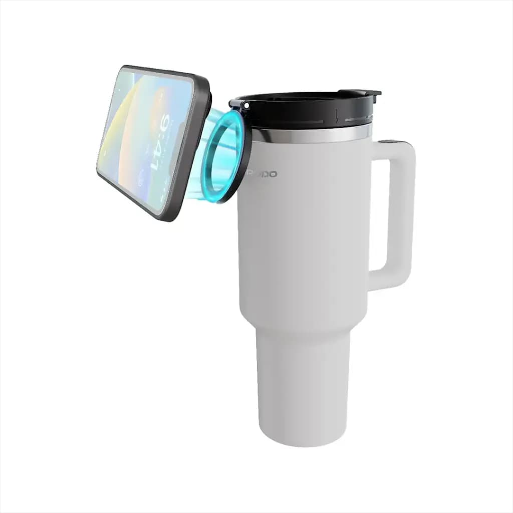 Porodo Lifestyle Hydrate & Hold Magnetic Mount 40oz Insulated Tumbler