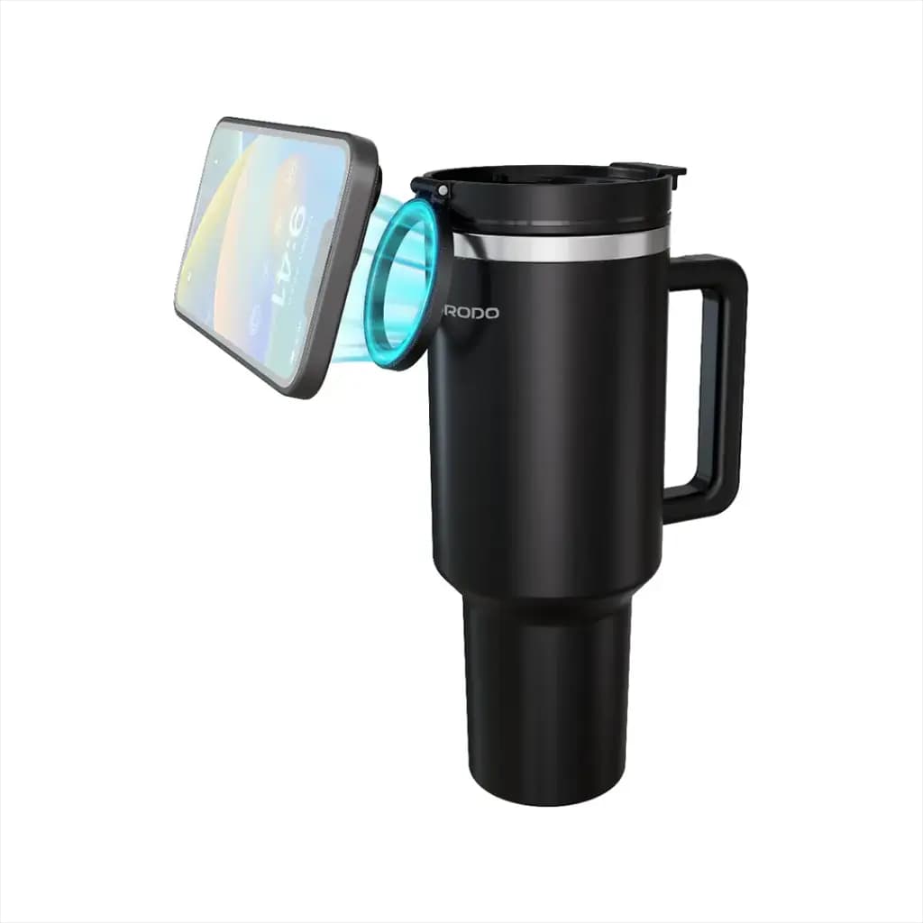 Porodo Lifestyle Hydrate & Hold Magnetic Mount 40oz Insulated Tumbler