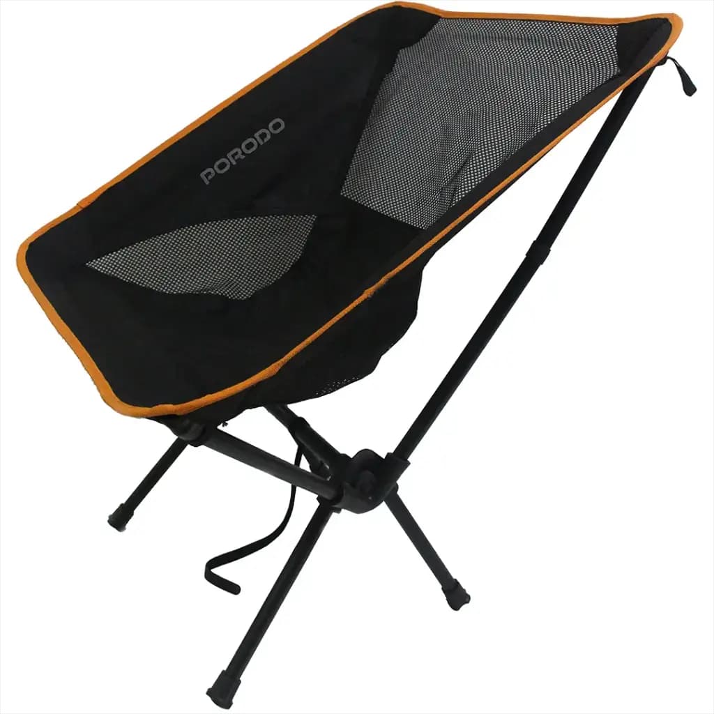 Porodo Lifestyle Mesh Fabric Comfort Camping Chair with Storage Pouch