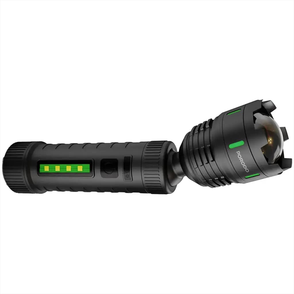 Porodo Lifestyle Orbit Multi-Color Laser Torch With Power Bank Function