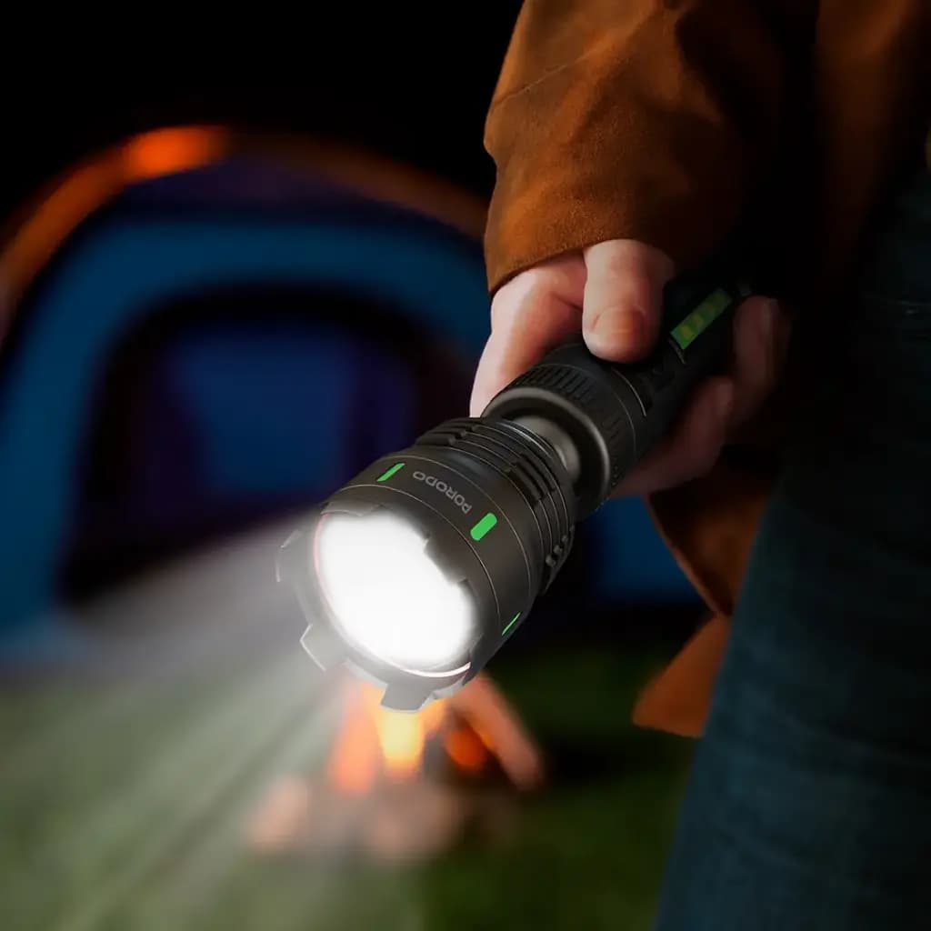 Porodo Lifestyle Orbit Multi-Color Laser Torch With Power Bank Function