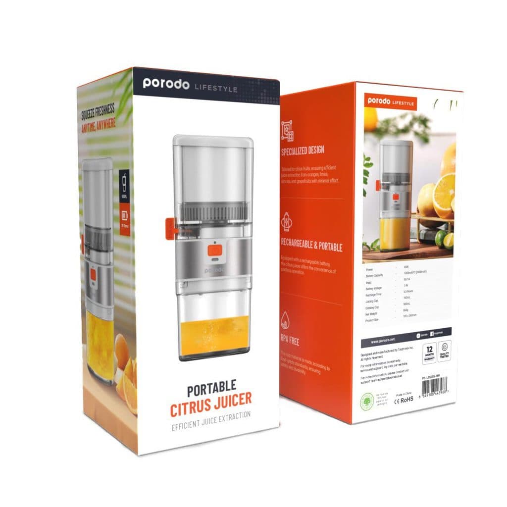 Porodo Lifestyle Portable Citrus Juicer