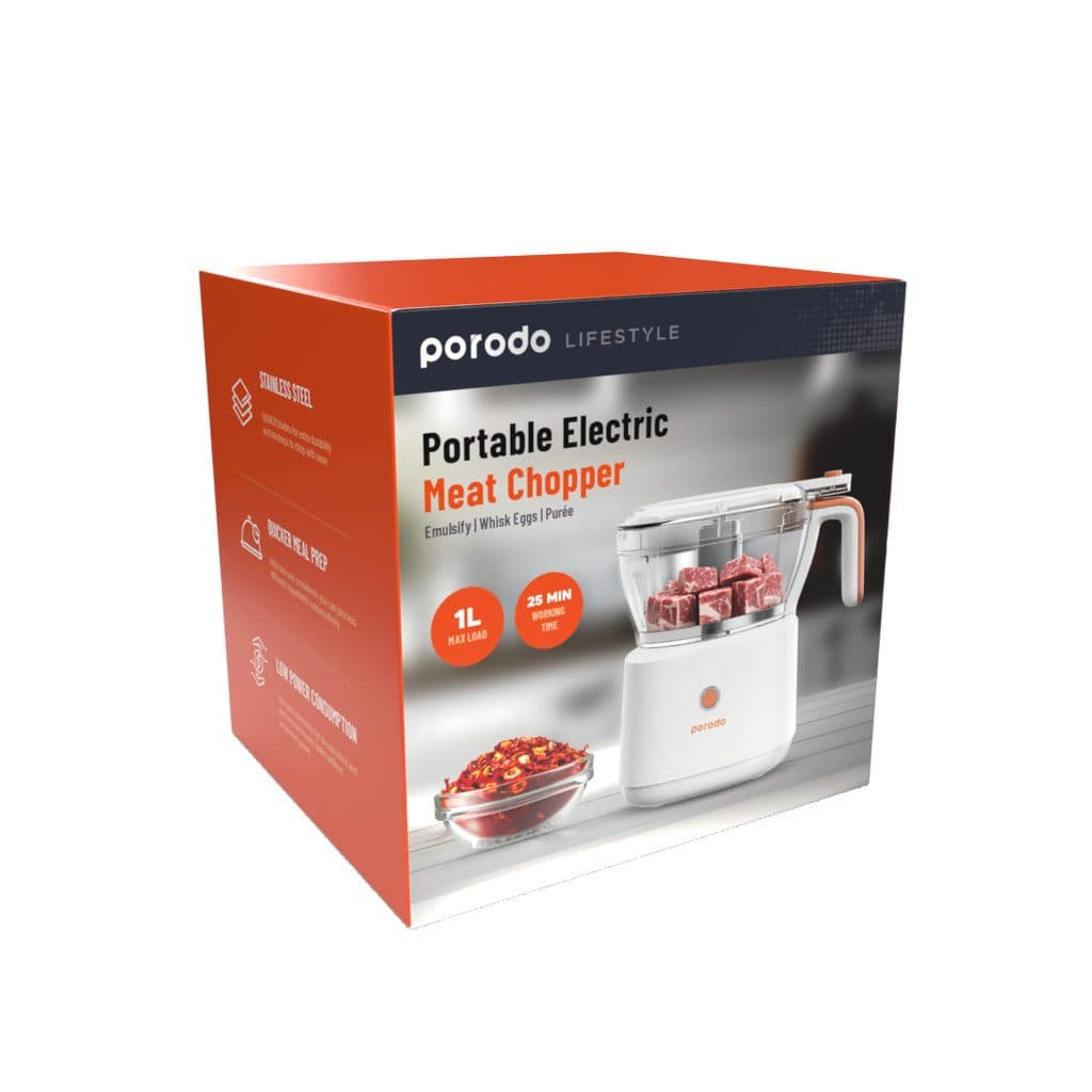 Porodo Lifestyle Portable Electric Meat Chopper