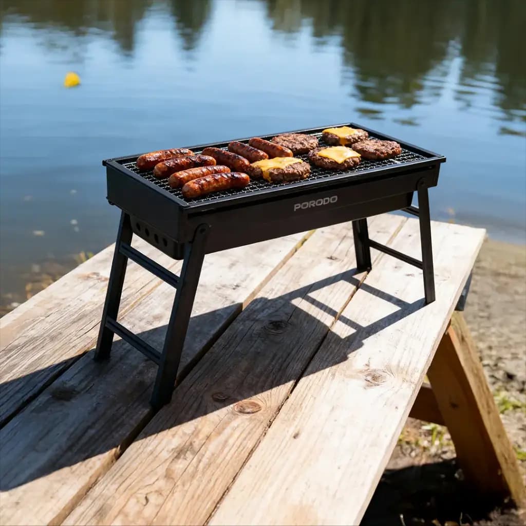 Porodo Lifestyle Portable Folding Large BBQ Grill