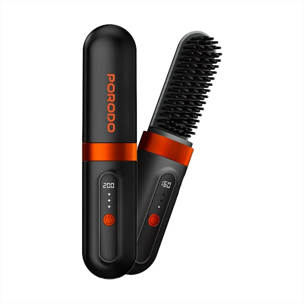 Porodo Lifestyle Portable Heated Styling Brush