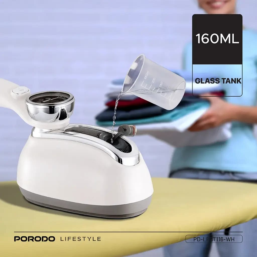 Porodo Lifestyle Retro Thermometer Steam & Heat Iron