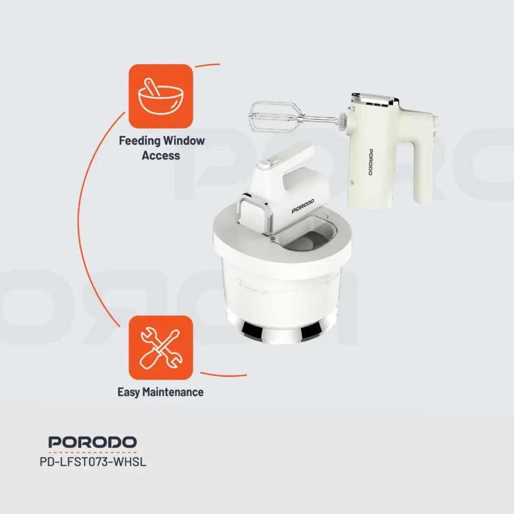 Porodo Lifestyle Spill-Proof Dual Mode Mixer