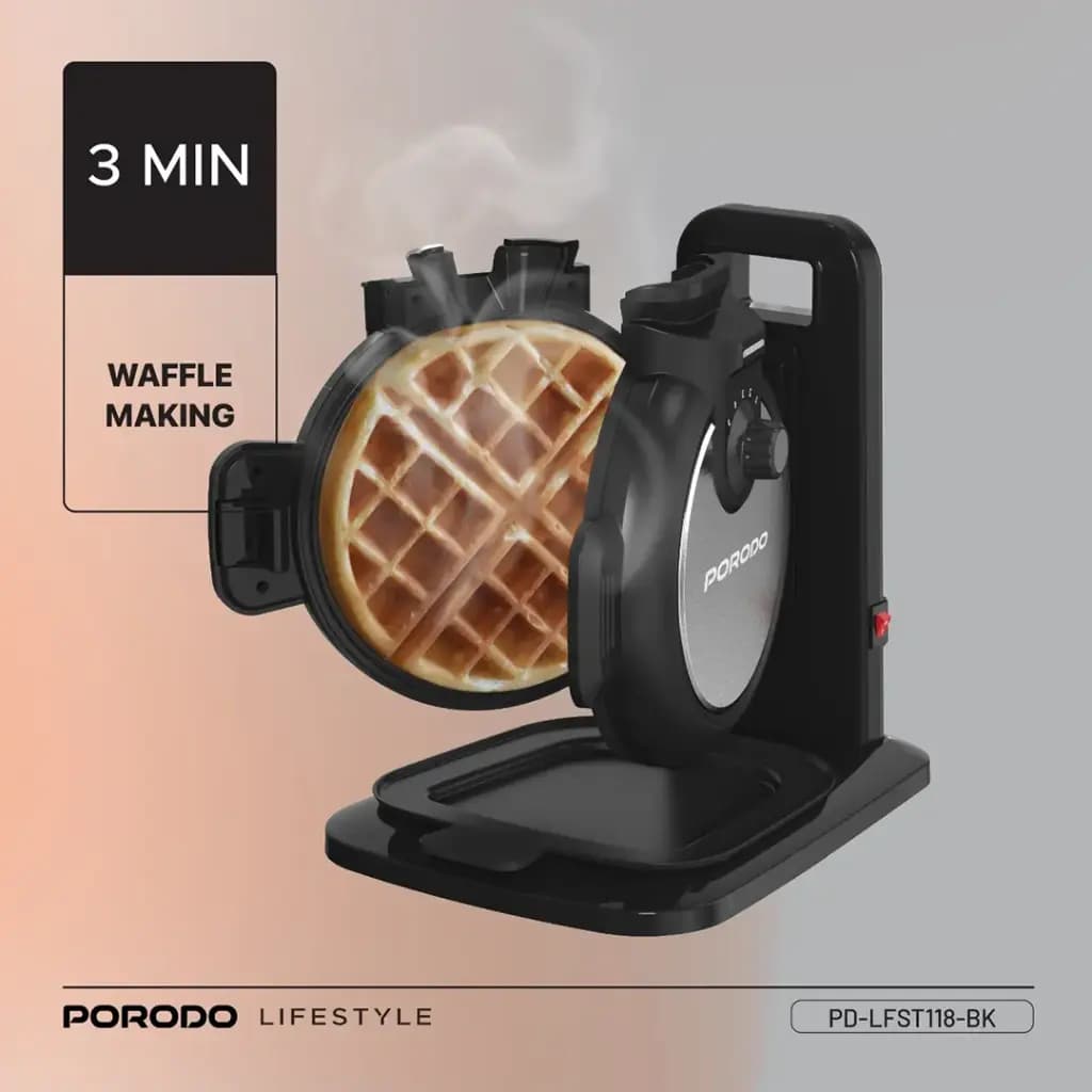 Porodo Lifestyle Vertical Waffle Maker
