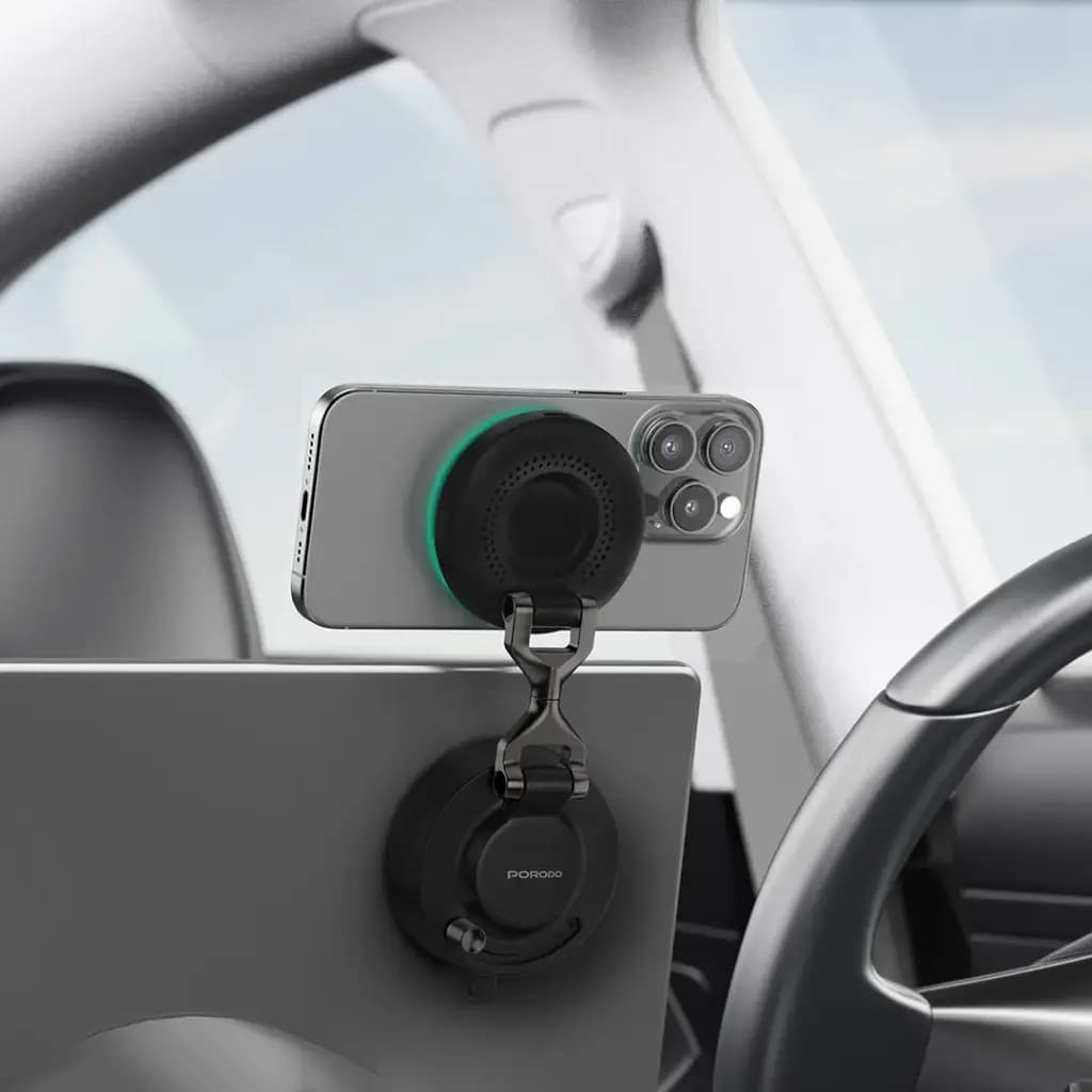 Porodo Magsync 360° Magsafe Phone Holder Lighting Mode