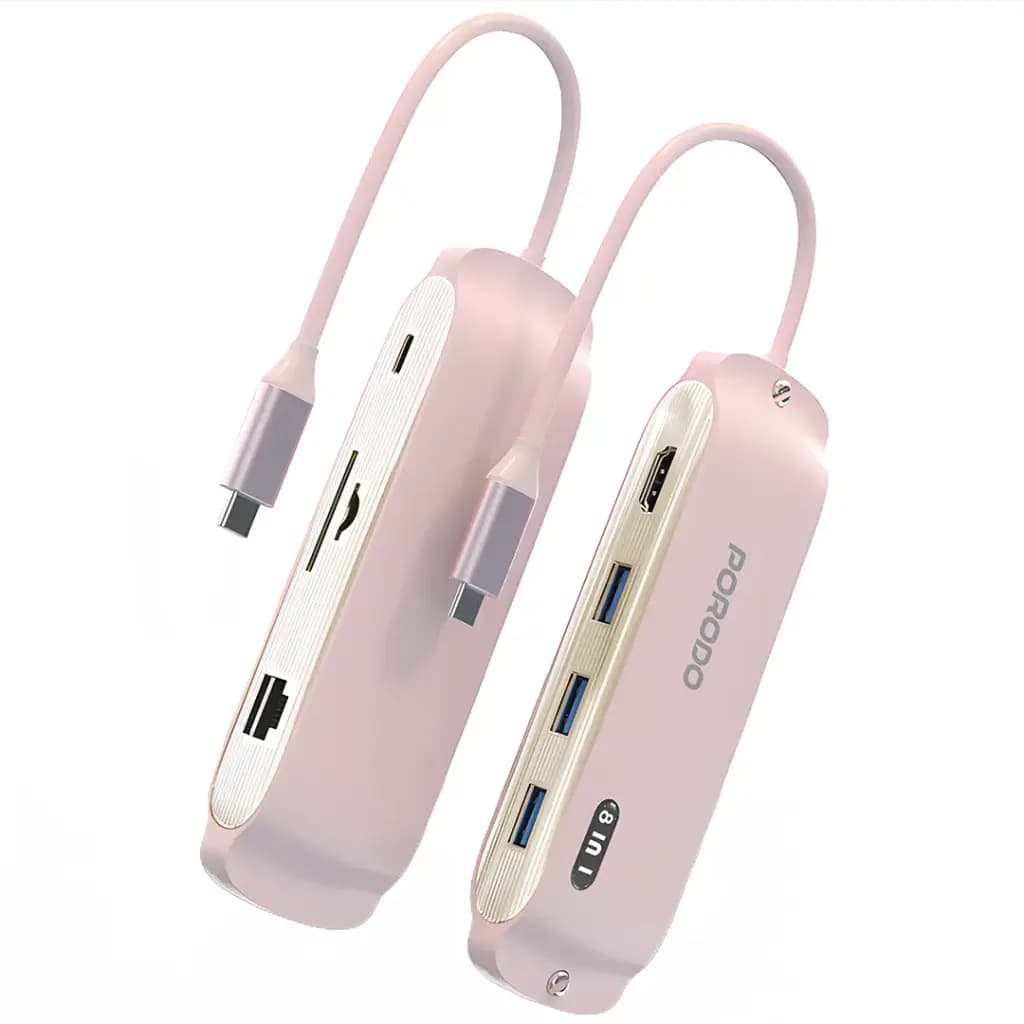 Porodo Malone Multi-Port USB-C HUB