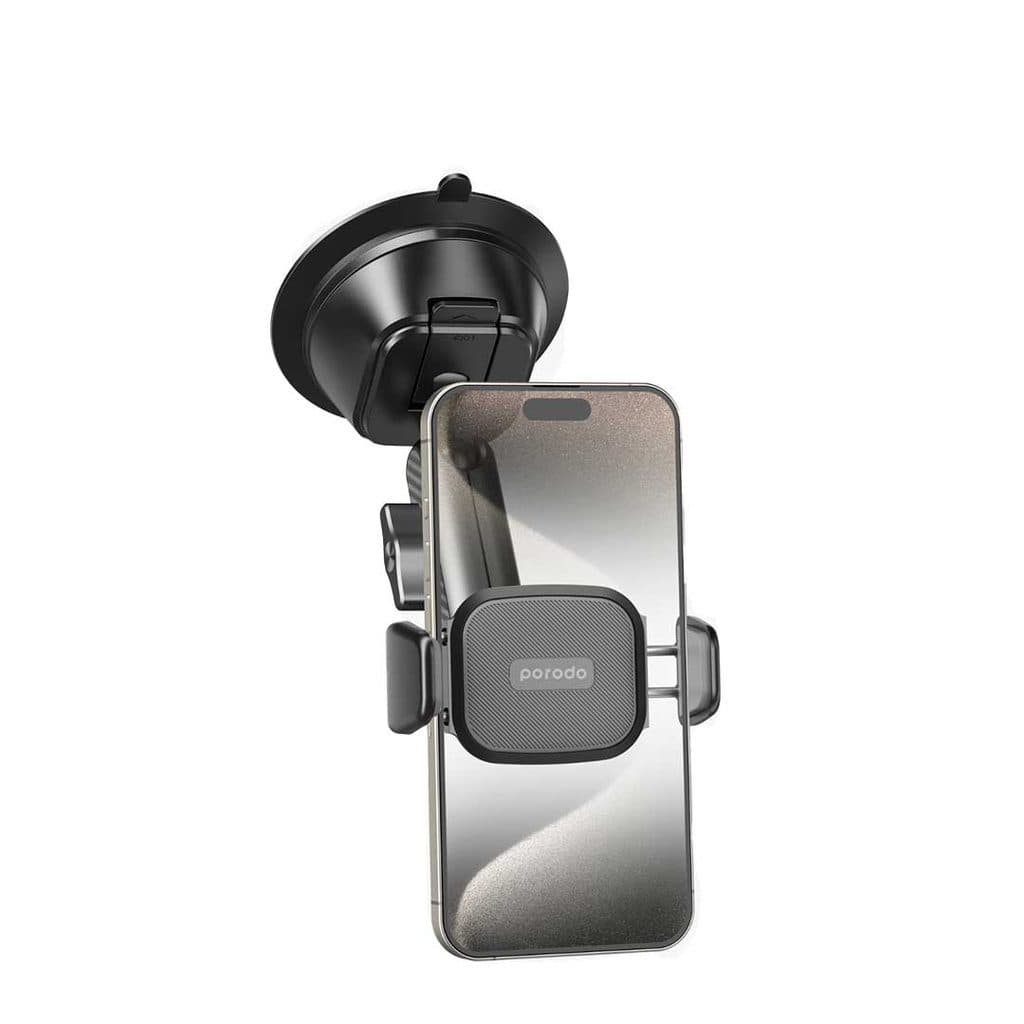 Porodo Multi-Joint Windshield Mount Universal Cradle