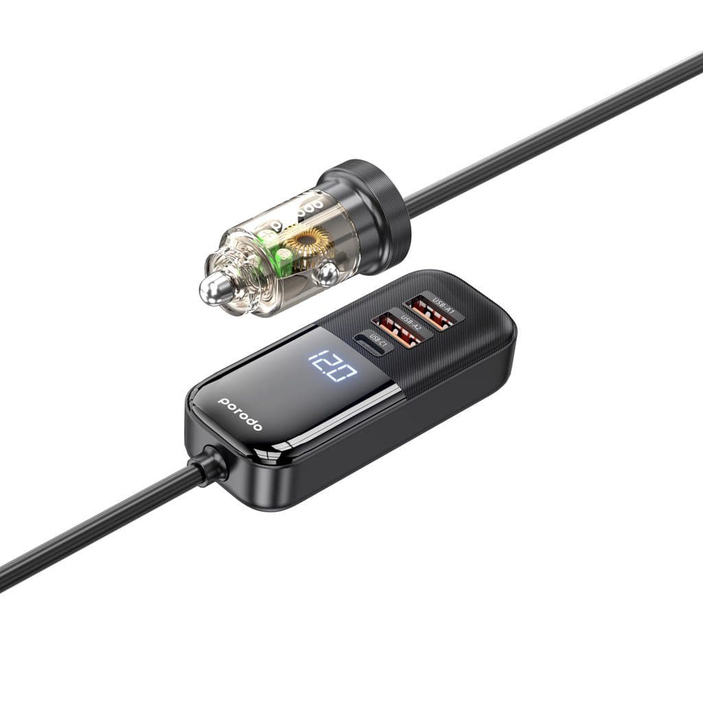 Porodo Multi-Port Power Delivery Quick-Charging Hub Dual USB-C & USB-A