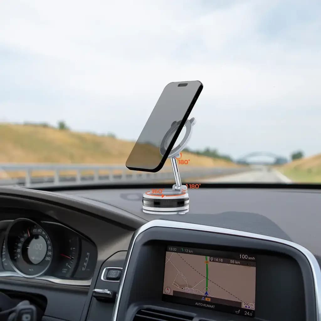 Porodo Adjustable Ring Light with Phone Holder