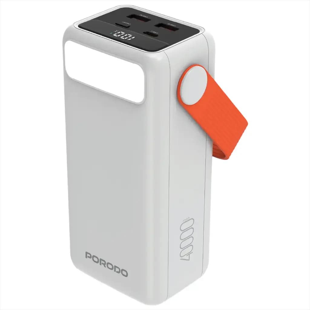 Porodo PortaPower 40000mAh Power Bank with Built-In LED Lighting