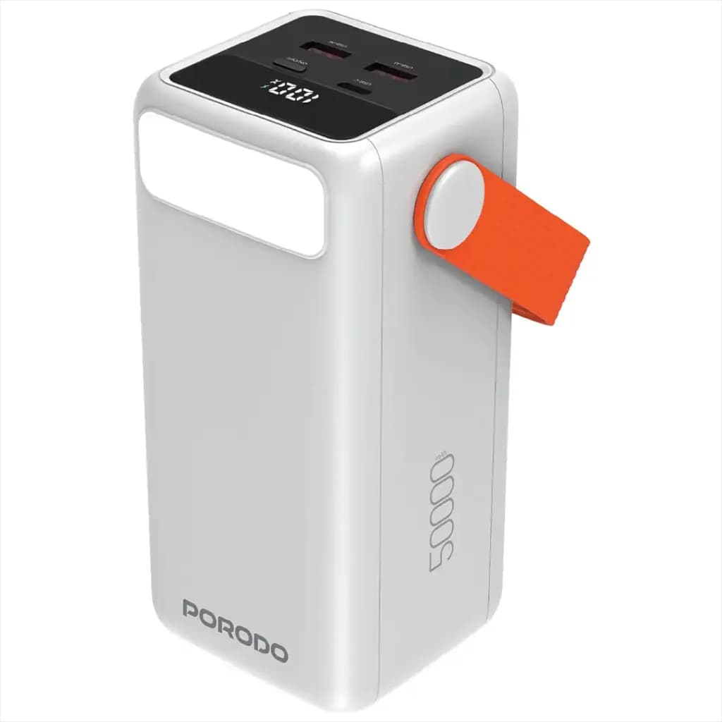 Porodo PortaPower 50000mAh Power Bank with Built-In LED Lighting