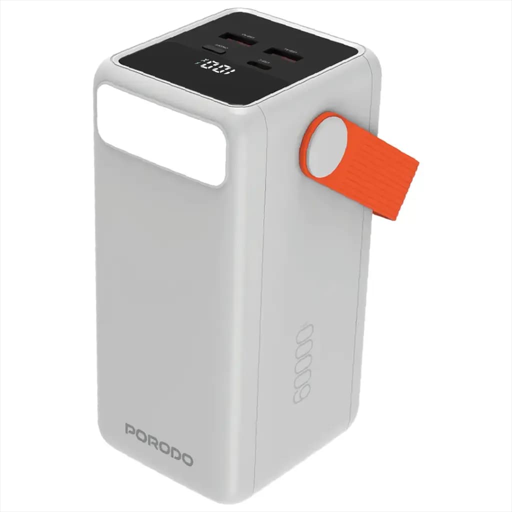 Porodo PortaPower 60000mAh Power Bank with Built-In LED Lighting