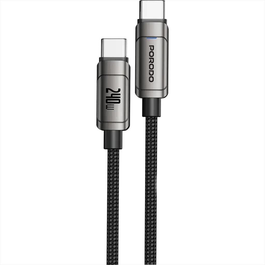 Porodo PowerSync 240W High-Speed USB-C Cable