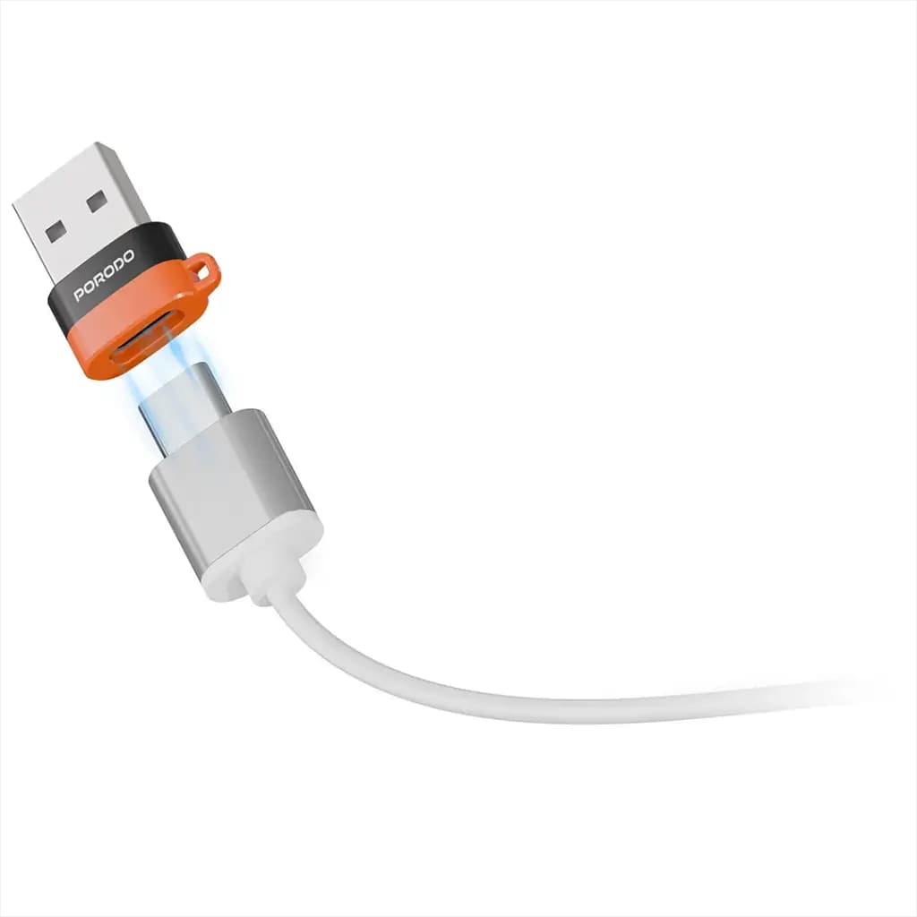 Porodo SnapCharge USB-A to USB-C Converter